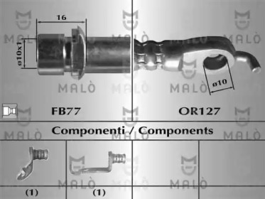 Шлангопровод MALÒ 80878