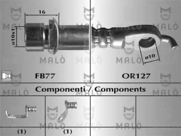 Шлангопровод MALÒ 80884