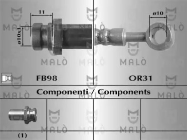 Шлангопровод MALÒ 80984
