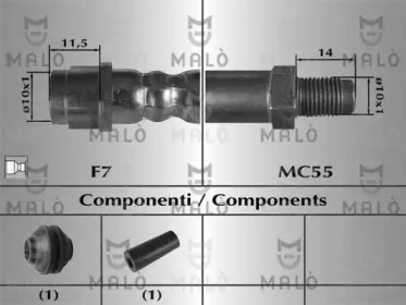 Шлангопровод MALÒ 80998