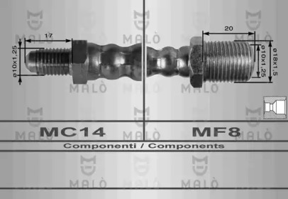 Шлангопровод MALÒ 8156