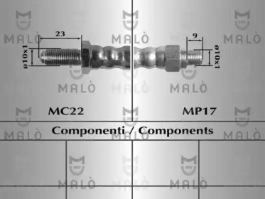 Шлангопровод MALÒ 8284