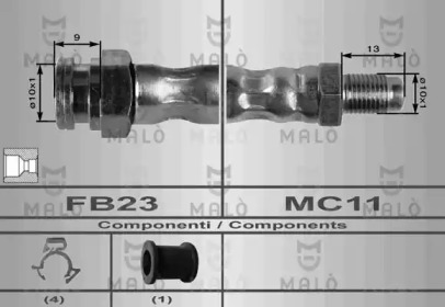 Шлангопровод MALÒ 8405