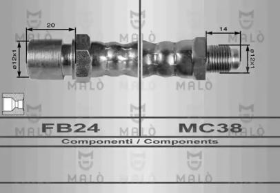 Шлангопровод MALÒ 8412