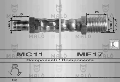 Шлангопровод MALÒ 8621