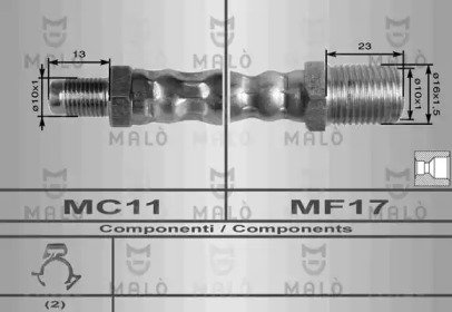 Шлангопровод MALÒ 8623