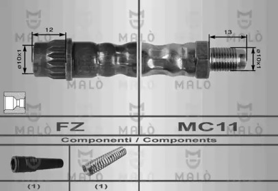 Шлангопровод MALÒ 8636