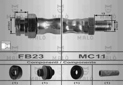 Шлангопровод MALÒ 8696