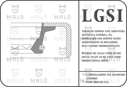 Уплотняющее кольцо MALÒ 804IFL