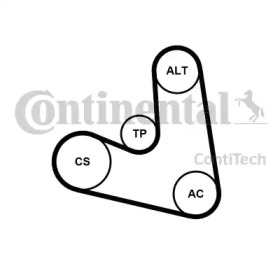 Поликлиновой ременный комплект CONTITECH 4PK654K1