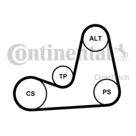 Поликлиновой ременный комплект CONTITECH 5PK1110K2