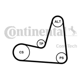 Ременный комплект CONTITECH 5PK1135K1