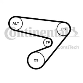 Поликлиновой ременный комплект CONTITECH 5PK1230K1