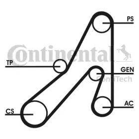 Ременный комплект CONTITECH 6DPK1841D1