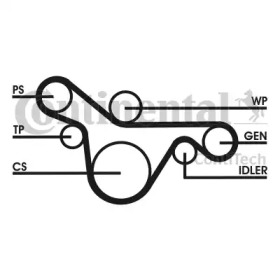 Ременный комплект CONTITECH 6PK1413D3