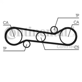 Ремень CONTITECH CT581