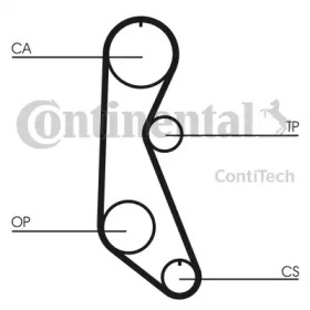 Ремень CONTITECH CT816