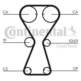 Ремень CONTITECH CT826