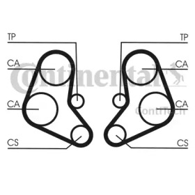 Ремень CONTITECH CT886