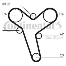 Ремень CONTITECH CT894