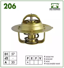 Термостат MTE-THOMSON VT206.82