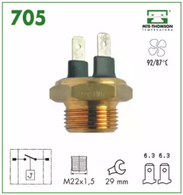 Переключатель MTE-THOMSON 705.92/87