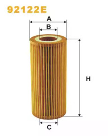 Гидрофильтр, автоматическая коробка передач WIX FILTERS 92122E