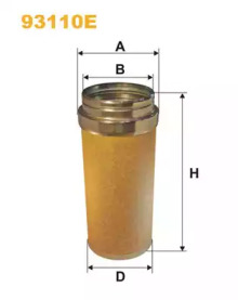 Фильтр добавочного воздуха WIX FILTERS 93110E