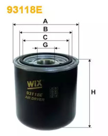 Осушитель WIX FILTERS 93118E