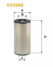 Воздушный фильтр WIX FILTERS 93326E