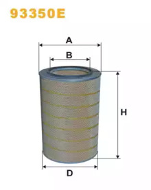 Воздушный фильтр WIX FILTERS 93350E