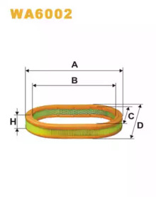 Воздушный фильтр WIX FILTERS WA6002