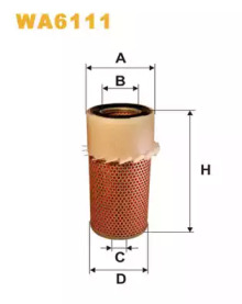 Воздушный фильтр WIX FILTERS WA6111