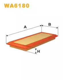 Воздушный фильтр WIX FILTERS WA6180