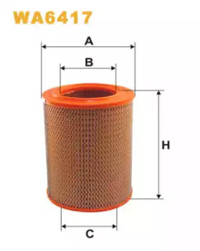 Воздушный фильтр WIX FILTERS WA6417