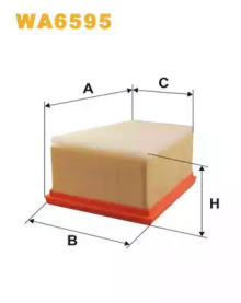 Воздушный фильтр WIX FILTERS WA6595