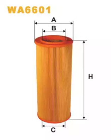 Воздушный фильтр WIX FILTERS WA6601