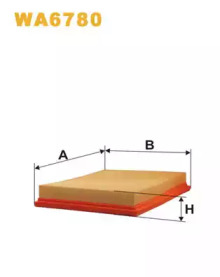 Воздушный фильтр WIX FILTERS WA6780