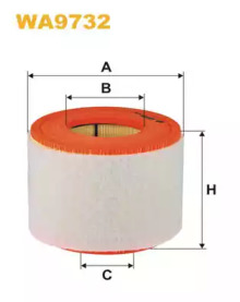 Воздушный фильтр WIX FILTERS WA9732