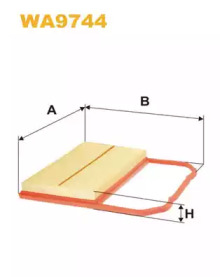 Воздушный фильтр WIX FILTERS WA9744