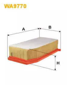 Воздушный фильтр WIX FILTERS WA9770