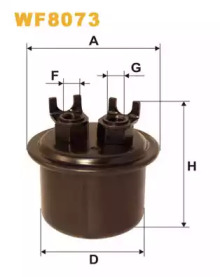 Топливный фильтр WIX FILTERS WF8073