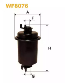 Топливный фильтр WIX FILTERS WF8076