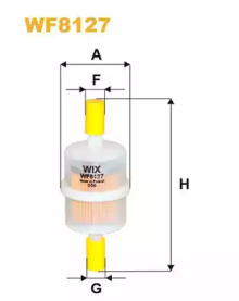 Топливный фильтр WIX FILTERS WF8127