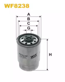 Топливный фильтр WIX FILTERS WF8238