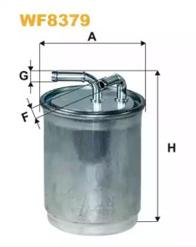 Топливный фильтр WIX FILTERS WF8379