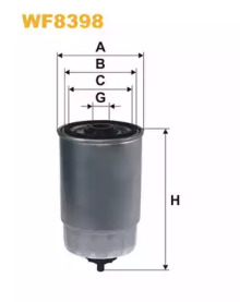 Топливный фильтр WIX FILTERS WF8398