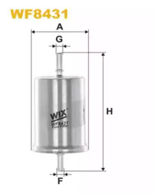 Топливный фильтр WIX FILTERS WF8431