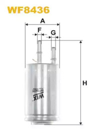 Топливный фильтр WIX FILTERS WF8436