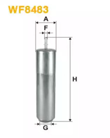 Топливный фильтр WIX FILTERS WF8483